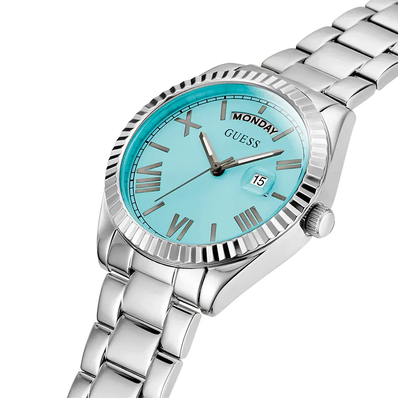 Guess Connoisseur Quartz Aqua Blue Ladies Watch- GW0308L4